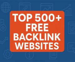 Top 500+ Free Backlink Websites to Boost Your SEO in 2025
