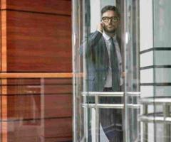 Modern Capsule Elevator for Home by Spire Elevators