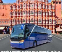 Book Your Luxury Volvo Bus Rental Jaipur for Group Tours