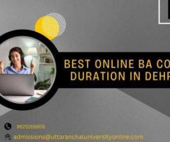 Best online BA colleges duration in dehradun
