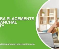 Online MBA Placements at uttaranchal University