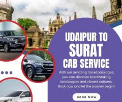 Udaipur to Surat Cab Service for Comfortable Long-Distance Travel