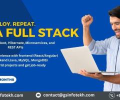 java full stack developer course