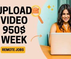 $950 per week for uploading videos on YouTube