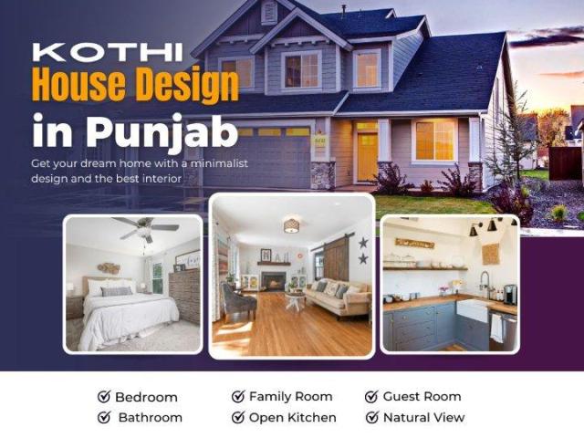 Elegant Kothi House Design in Punjab @ Anjanayinfra ! - 1/1