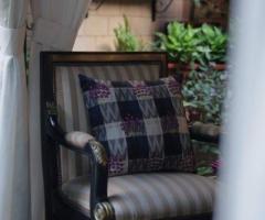 Sapphire Ikkat Cushions