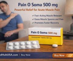 Managing Muscle Spasms with Pain O Soma 500 mg