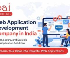 Leading Web Application Development Company in India – Sai Technologies