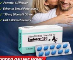 Cenforce 130 mg – Reliable ED Support (Sildenafil) – Order Online with Discreet Delivery