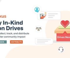 How Donation Drive Management Works – Drives Nexus