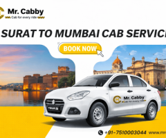 Travel Stress-Free with Surat to Mumbai Cab Service