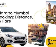 Book Vadodara to Mumbai Cab fare @ Rs. 12/Km