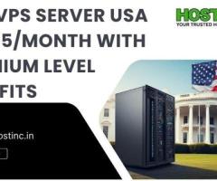 Buy VPS Server USA at $15/Month with Premium Level Benefits