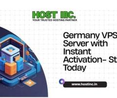 Germany VPS Server with Instant Activation- Start Today