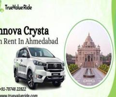 Book Innova Crysta On Rent in Ahmedabad - True Value Ride