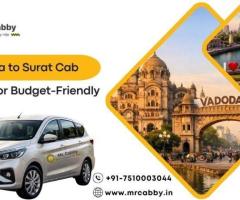Vadodara to Surat Cab booking @ Rs. 12/Km