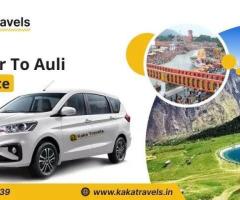 Haridwar to Auli Cab Service for Uttarakhand Tour Plans