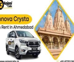 Book Anjani Cabs for Innova Crysta On Rent in Ahmedabad
