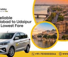 Book Ahmedabad to Udaipur Taxi @ Rs. 11/Km