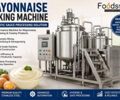 Mayonnaise Making Machine for Automatic Sauce Processing