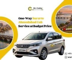 Hire Surat to Ahmedabad Cab fare @ Rs. 11/Km