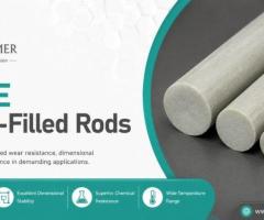 Premium PTFE Glass-Filled Rods for Industrial Applications | Goa Polymer