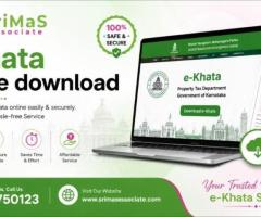 Easy and Reliable e Khata Online Download Services