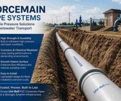 Forcemain Pipe Systems – Reliable Pressure Solutions for Wastewater Transport