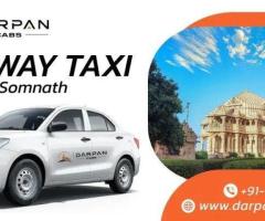 Book Trusted One Way Taxi Service in Somnath Now