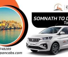 Safe & Hassle-Free Somnath to Dwarka Taxi Service