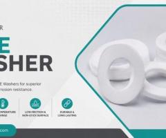 PTFE Washer Manufacturer for Industrial Applications | Goa Polymer
