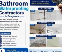 Bathroom Waterproofing Contractors in Bangalore