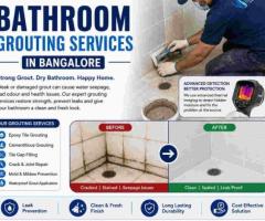 Bathroom grouting services in Bangalore
