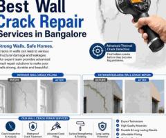 Best Wall Crack Repair services in Bangalore