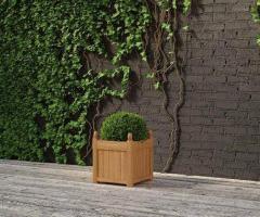 Solid Hardwood Teak Planters