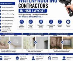 Best Waterproofing Contractors in HSR layout