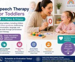 Speech Therapy for Toddlers in Plano & Frisco